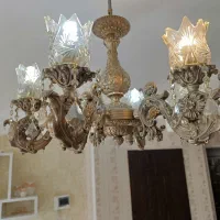 لوستر . آویز پذیرایی چراغ