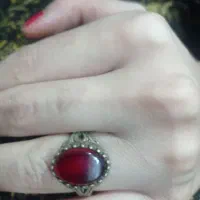 سلام یک عدد انگوشتر سنگ عقیق سرخ