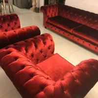 مبل ۶ نفره چستر|مبلمان خانگی و میز عسلی|ساری, |دیوار