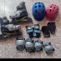 اسکیت با تمام وسایل