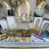 خنچه عروس با‌گل طبیعی