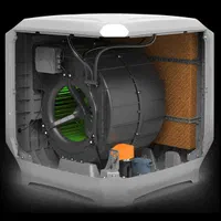 کولر آبی سلولزی پلیمری 8000 بغل زن (AM80) ایرومکس|کولر آبی|بیرجند, |دیوار