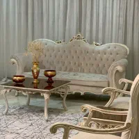 مبل استیل در حد نو کاملا شیک و‌سالم به علت مهاجرت