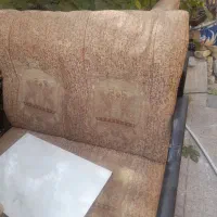 یک دست مبل ۷نفره،یه صندلی اصلاح،ومیز تحریر|مبلمان خانگی و میز عسلی|فولادشهر, A6|دیوار