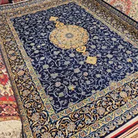 قالی ۱۴ متری دستباف کاشان سرمه ای رنگ|فرش|تهران, اکباتان|دیوار