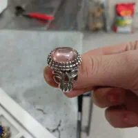 انگشتر لعل صورتی|جواهرات|دزفول, |دیوار