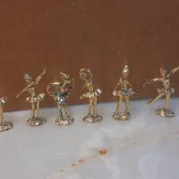 ست ۶تایی بالرین رقص باله برنز سوگلی|مجسمه، تندیس، ماکت|زنجان, |دیوار