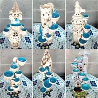 آبنما سفالی مجلل|صنایع دستی و سایر لوازم تزئینی|قم, کوه سفید|دیوار