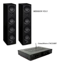 ست استریو اقتصادی Canawara CW210BT + Mission VX-3