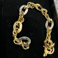 طلا دستبند،گوشواره جمعا ۱۰گرم