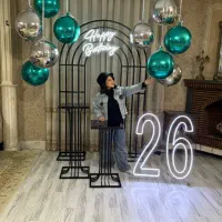 بادکنک آرایی و دکور عقد بله برون و تم تولد