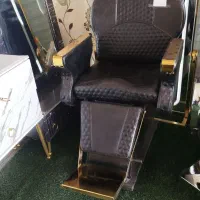 صندلی اصلاح اورانوس طلایی زرکالا|آرایشگاه و سالن‌های زیبایی|یاسوج, |دیوار