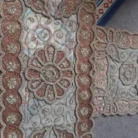 رومسزی سرمه دوزی مخمل سالم درحدنو