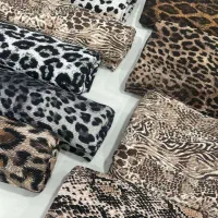 شال پلیسه پلنگی برشکا با منگوله های شیک