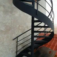 پله گرد . پله دوبلکس . پله پیچ