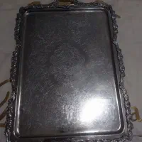 سینی قدیمی سنگین برنجی|ظروف سرو و پذیرایی|تهران, دروازه شمیران|دیوار