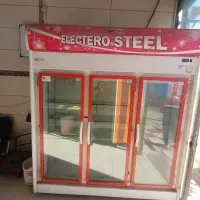 یخچال ایستاده الکترواستیل ویترینی سالم