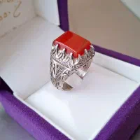 انگشتر عقیق گوموش