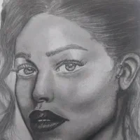 طراحی چهره سیاه قلم هدیه زیبا و ماندگار
