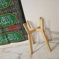 پایه گلدان چوبی چهارعدد