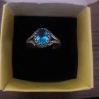 انگشتر مردانه،توپاز اصل سویس