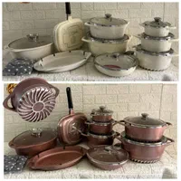 سرویس قابلمه عروسGMC اصلی 25تیکه چُدن فرانسوی