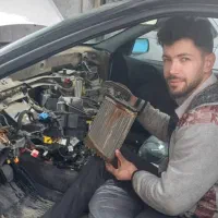 تعویض رادیاتور بخاری بدون بازکردن داشبورد