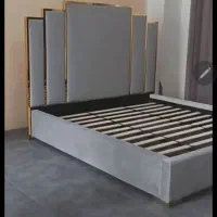 تخت خواب دونفره طلایی سرویس خواب عروس تخت دو نفره|تخت و سرویس خواب|مشهد, سیس‌آباد|دیوار