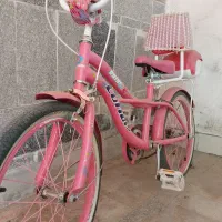 دوچرخه صورتی دخترانه سایز 20