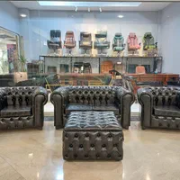 مبل اداری نیمست نیمکت چرم پارچه نانو پلیمرتکنو مبل