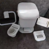 ست سرویس بهداشتی سطل پدالی جادستمال جامسواک