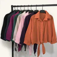 شومیز گره‌ ای نخی در ۸ رنگ