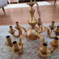 فروش و خریدار لوستر های برنزی ابکاری طلایی|لوستر و چراغ آویز|کرج, جهان‌شهر|دیوار