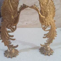 دکوری برنجی طاوس