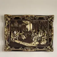 تابلوی شام آخر و ساعت برجسته و ...|تابلو، نقاشی، عکس|پردیس, فاز ۳|دیوار