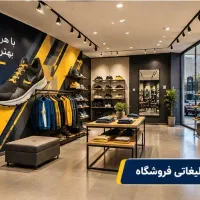 چاپ و نصب دکور تبلبغاتی فروشگاه