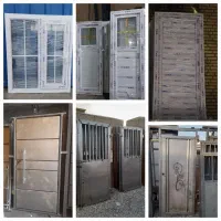 درب تک لنگه ورودی انباری سرویس حمام upvcکد09