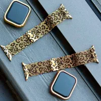 بند میلانس پلنگی اپل واچ ساعت هوشمند اسمارت واچ