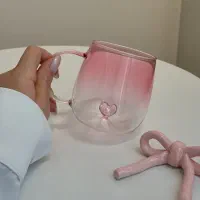 لیوان پیرکس قلبی|ظروف سرو و پذیرایی|برازجان, |دیوار