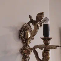 دوعدد لوستر برنز مدل فرشته ۸ شاخه و ۶ شاخه|لوستر و چراغ آویز|تهران, افسریه جنوبی|دیوار