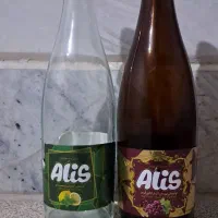 شیشه یک لیتری با در فلزی