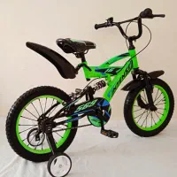 دوچرخه سایز ۱۶ (اینتنس) کمکفنردار درحدصفرفروشگاهی