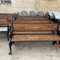 نیمکت آهنی.  نیمکت چوبی.  نیمکت برای حیاط|صندلی و نیمکت|کرج, کمال‌شهر|دیوار