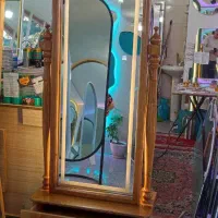 آینه دکوراتیو چوبی آینه قدی آینه بکلایت|آینه|ارومیه, |دیوار