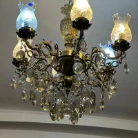 لوستر۶شاخه برنز