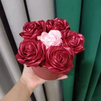 باکـس گـل رز جـاودان و کادویی جذاب