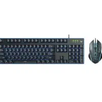 کیبورد و ماوس رپو V100S و هدست رپو VH310