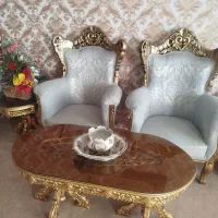 مبل سلطنتی کنافی دسته متکایی