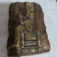 کتیبه برنزی کلکسیونی قدیمی و عتیقه