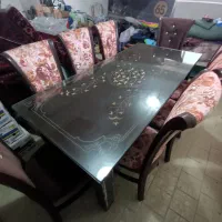 میز نهرخوری ۸ نفره|میز و صندلی غذاخوری|نوشهر, |دیوار